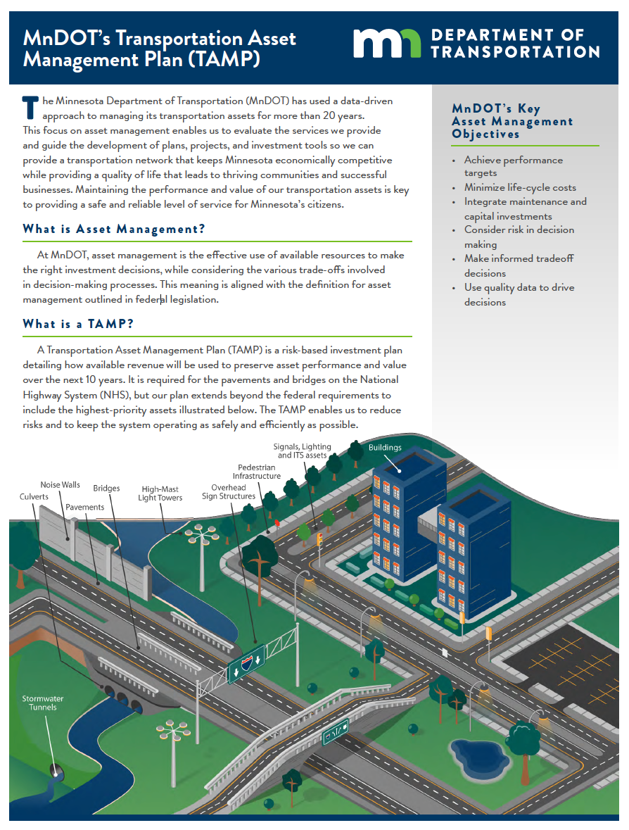 MnDOT TAMP Flyer