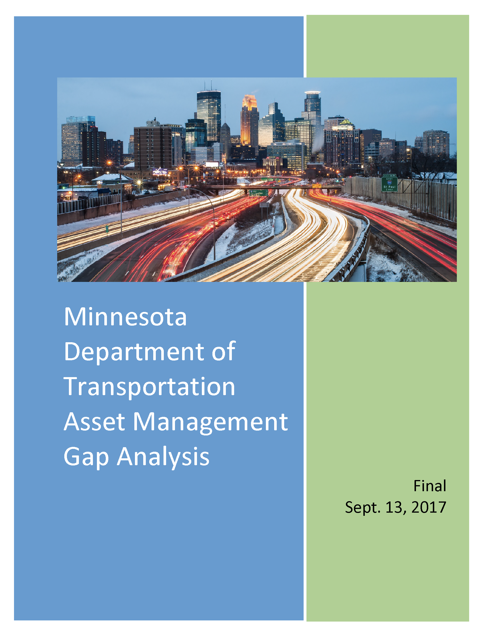 Asset Management Gap Analysis (title page)